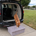 Heavy Duty Wooden Pet Platform Step for Cars, Beds & Couches | 36”W x 24”D Extra-Large Dog Lift Step (4 Height Options, Up to 250 lbs)